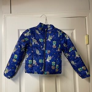 Disney child’s (5/6) blue Toy Story winter coat